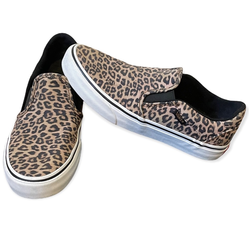 Vans leopard print shoes